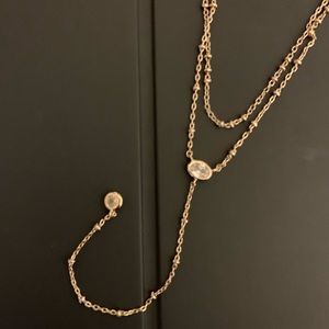 Chloe + Isabel Jewelry - Crystal Drop Two-Row Y-Necklace Chloe + Isabel Jewelry - Crystal Drop Two-Row Y-Necklace